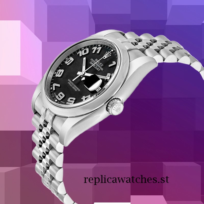Rolex Datejust 116200BKCAJ Men's 36mm Black Concentric Dial Silver-tone - Image 3