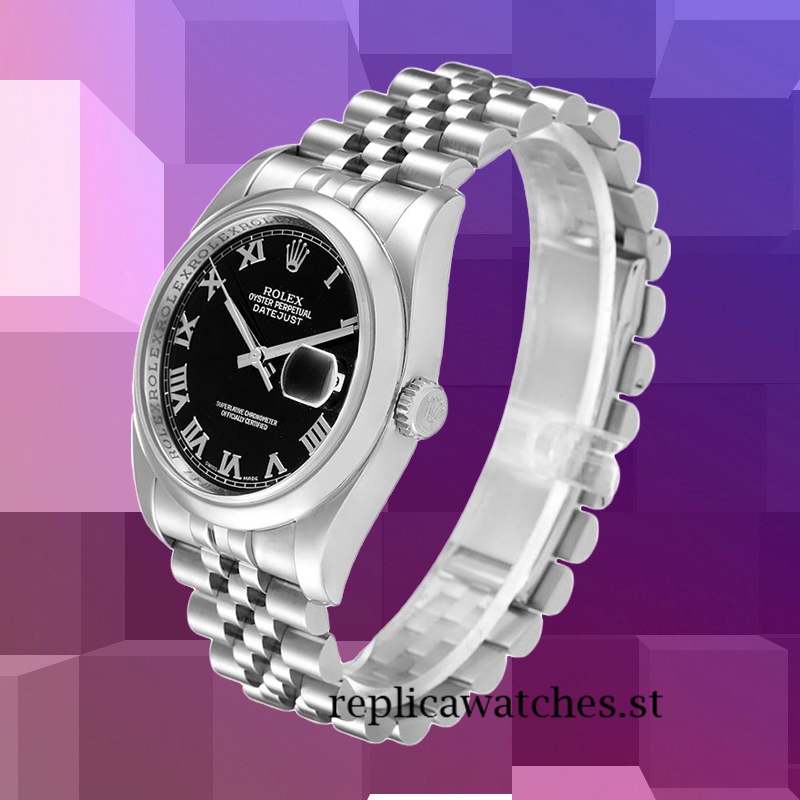 Rolex Datejust 116200BKRJ 36mm Men's Silver-tone - Image 3