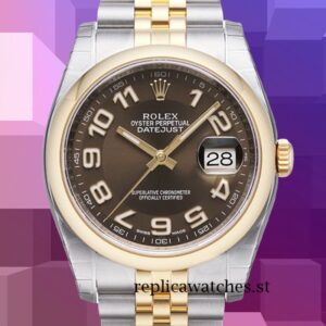 Rolex Datejust Men's 116203BRAJ 36mm Automatic Silver-tone