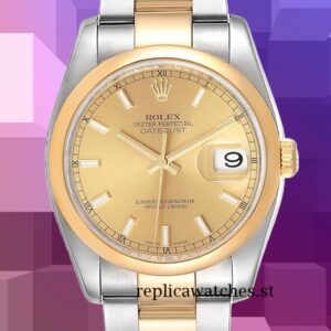 Rolex Datejust Men's 116203-72203 36mm Champagne Dial