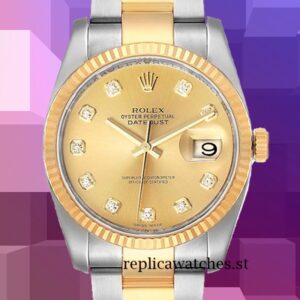 Rolex Datejust 36mm 116233CDO Men's Champagne Dial