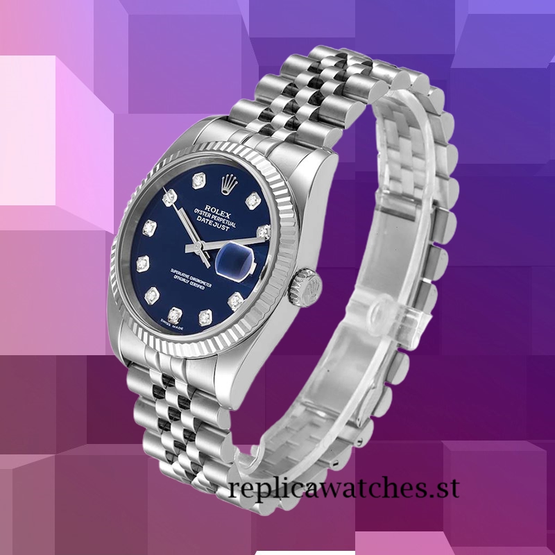 Rolex Datejust 36mm 116234BLDJ Men's Silver-tone Blue Dial - Image 3