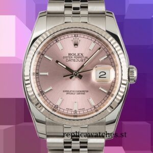 Rolex Datejust 36mm 116234PSJ Men's Pink Dial