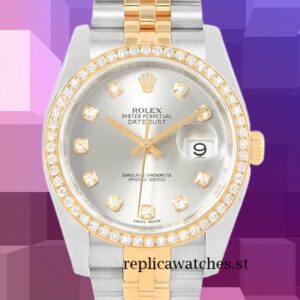 Rolex Datejust 116243SDJ Men's 36mm Silver Dial