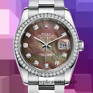 Rolex Datejust 116244BKMDO 36mm Men's Mother of Pearl