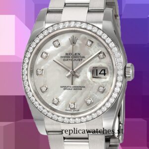 Rolex Datejust Men's 36mm 116244MDO Silver-tone