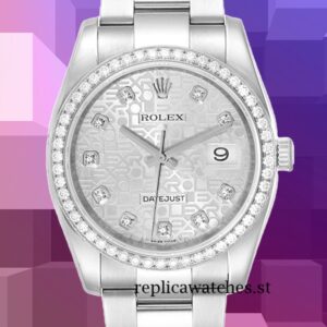 Rolex Datejust Men's 116244SJDO 36mm Automatic Silver Dial