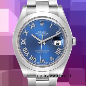 Rolex Datejust 41mm Men's 116300-72210 Silver-tone