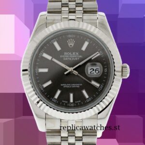 Rolex Datejust 116334BKSJ 41mm Men's Automatic Black Dial