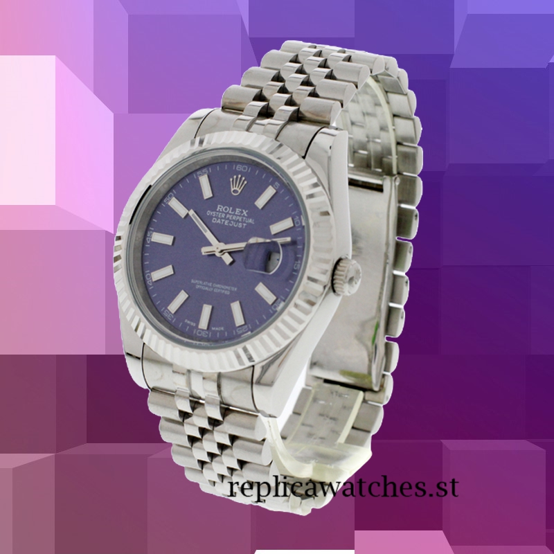 Rolex Datejust Men's 116334BLSJ 41mm Blue Dial - Image 3