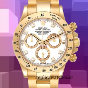 Rolex Daytona 40mm 116528-0034 Men's White Dial Automatic