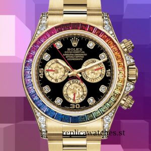 Rolex Daytona 40mm 116598RBOW Men's Black Dial Automatic