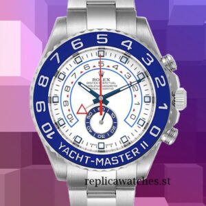 Rolex Yacht-master Ii 116680-78210 44mm Men's Silver-tone Automatic