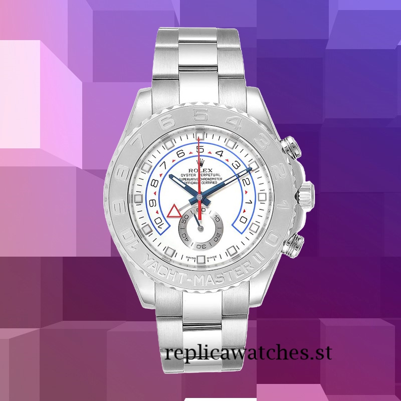 Rolex Yacht-master 116689-0001 Men's 44mm Silver-tone White Dial - Image 2