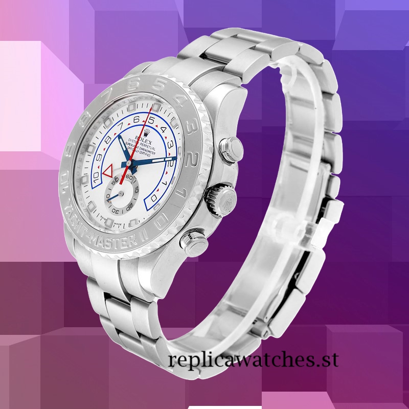 Rolex Yacht-master 116689-0001 Men's 44mm Silver-tone White Dial - Image 3