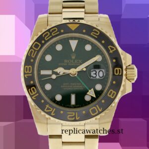 Rolex Gmt Master Men's 40mm 116718GRSO Green Dial