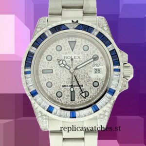 Rolex Gmt Master Men's 116759sa-78209 40mm White Dial