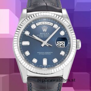 Rolex Day-Date Men's 36mm 118139 Blue Dial