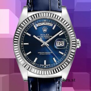Rolex Day-Date Men's 36mm 118139-L Blue Dial