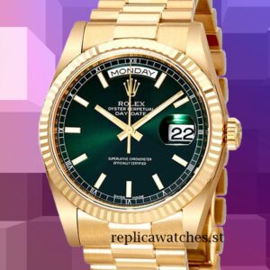 Rolex Day-Date 118238GNSP 36mm Unisex Yellow Gold-tone