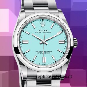 Rolex Oyster Perpetual Unisex 41mm m124300-0006 Silver-tone