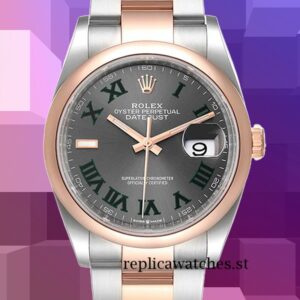 Rolex Datejust Men's 36mm m126201-003 Grey Dial Automatic