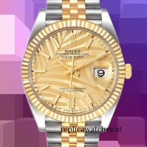 Rolex Datejust 36mm M126233-0037 Men's Gold Dial