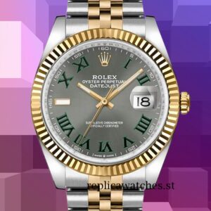 Rolex Datejust 36mm Men's m126233-0035 Silver-tone Wimbledon Dial