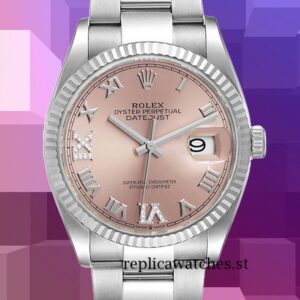 Rolex Datejust 36mm Ladies m126234-0032 Automatic Silver-tone