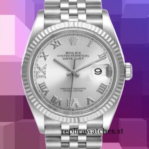 Rolex Datejust 36mm m126234-0029 Ladies Automatic Silver-tone