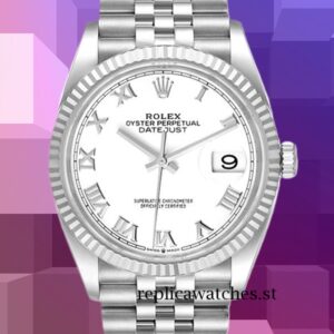 Rolex Datejust 36mm 126234WRJ Men's White Dial