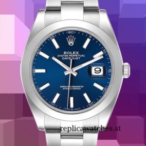 Rolex Datejust 41mm m126300-0001 Men's Silver-tone Automatic