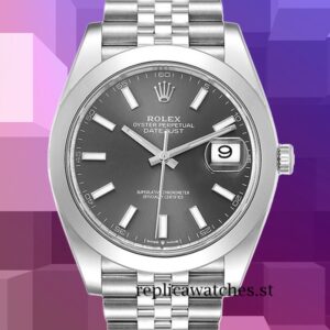 Rolex Datejust Men's 41mm m126300-0008 Automatic Grey Dial
