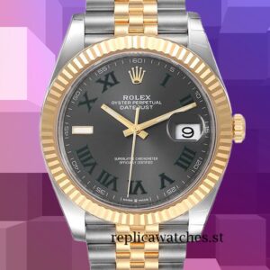 Rolex Datejust m126333-0020 Men's 41mm Silver-tone