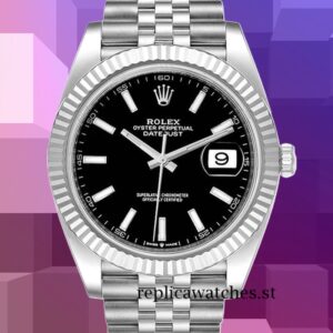 Rolex Datejust 41mm Men's m126334-0018 Automatic Black Dial