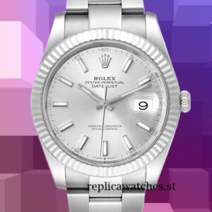 Rolex Datejust 126334SSO 41mm Men's Silver Dial