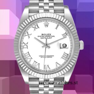 Rolex Datejust 126334WRJ Men's 41mm Silver-tone