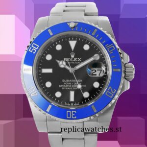 Rolex Submariner Men's m126619lb-0003 40mm Black Dial Silver-tone