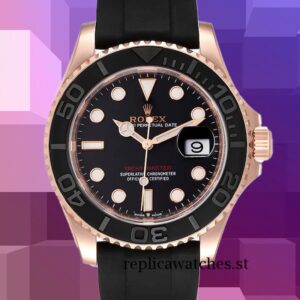 Rolex Yacht-master Men's 40mm m126655-0002 Automatic Rose Gold-tone