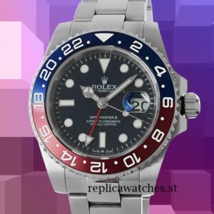 Rolex Gmt Master Ii Men's m126710blro-0002 40mm Black Dial