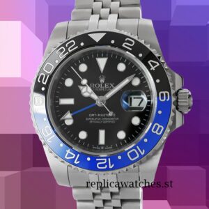 Rolex Gmt Master Ii m126710blnr-0002 Men's 40mm Black Dial Automatic