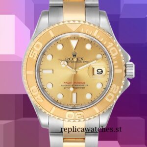 Rolex Yacht-master 40mm Men's 16623CSO Silver-tone Champagne Dial