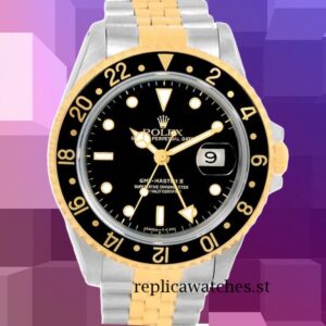 Rolex Gmt Master Men's 16713BKSJ 40mm Gold-tone Automatic