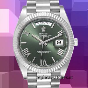 Rolex Day-Date 40mm m228239-0033 Men's Silver-tone