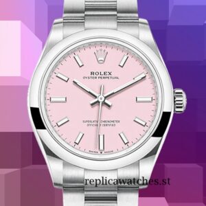 Rolex Oyster Perpetual m277200-0009 Ladies 31mm Silver-tone
