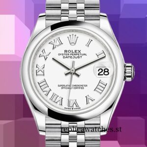 Rolex Datejust 31mm m278240-0004 Ladies White Dial