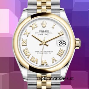 Rolex Datejust m278243-0002 31mm Ladies Silver-tone White Dial