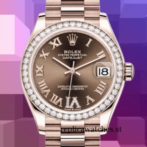 Rolex Datejust 31mm Ladies m278285rbr-0016 Chocolate Dial