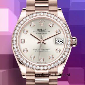Rolex Datejust 31mm m278285rbr-0030 Ladies Automatic Rose Gold-tone