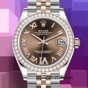 Rolex Datejust 31mm m278381rbr-0006 Ladies Chocolate Dial Automatic